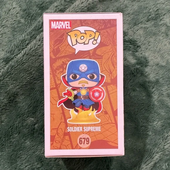 Funko Pop! Soldier Supreme - Blue, Red & Gold Vinyl Figure - Picture 2 of 6